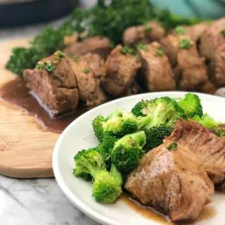 Instant Pot Pork Tenderloin With A Honey Balsamic Sauce