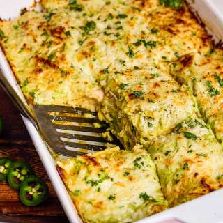 Creamy Chicken Enchilada Casserole