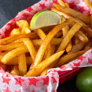 Baked Chili-Lime French Fries