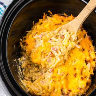 Slow Cooker Hashbrown Casserole