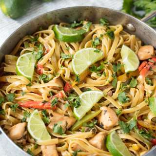 Tequila Lime Chicken Pasta