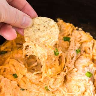 Buffalo Chicken Dip (In The Slow Cooker!)