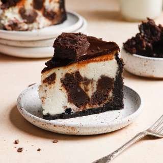 Brownie Mosaic Cheesecake