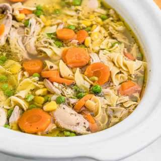 Grandma's Slow Cooker Chicken Noodle Soup