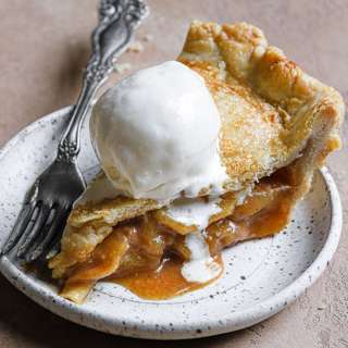 Salted Caramel Apple Pie