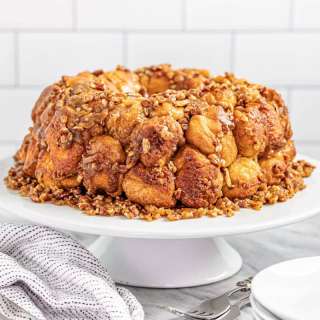 Gooey Caramel Pecan Monkey Bread (From Scratch)
