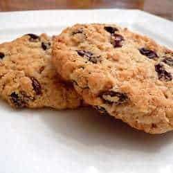 Chewy Oatmeal-Raisin Cookies