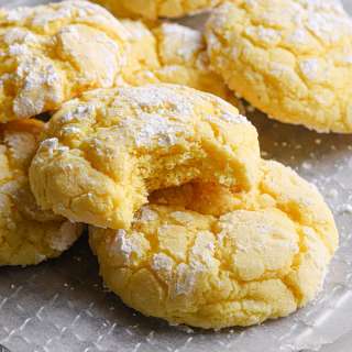 Lemon Crinkle Cookies