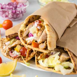 Greek Chicken Wrap
