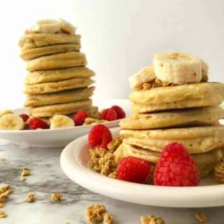 Super Fluffy Almond Milk Pancakes