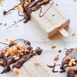 Chocolate Peanut Butter Banana Popsicle