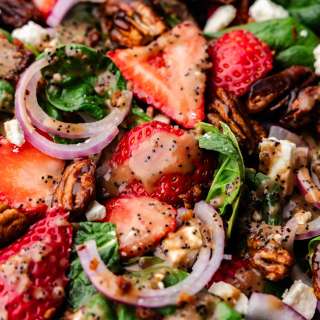 Strawberry Spinach Salad