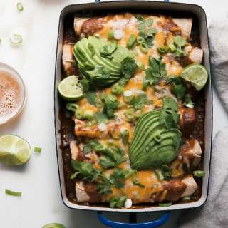 Vegetarian Black Bean Enchiladas Recipe