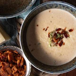 Roasted Cauliflower Soup