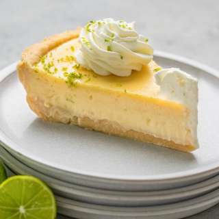 Key Lime Pie with Honey Shortbread Crust