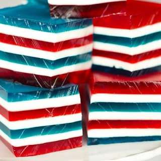 Red, White & Blue Finger Jello