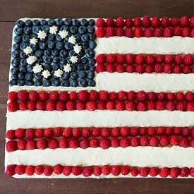 Flag Cake Recipe (From Scratch)
