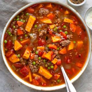 Hamburger Soup with Vegetables