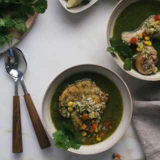 Aguadito de Pollo Recipe (Peruvian Chicken Soup)