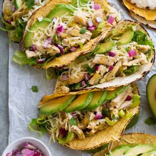 Salsa Verde Chicken {Perfect for Tacos}