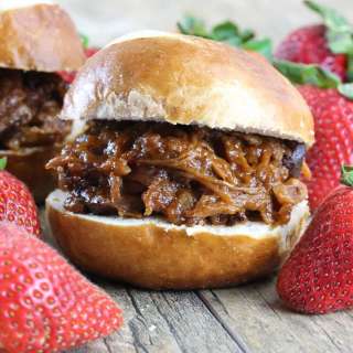 Slow Cooker Strawberry-Chipotle BBQ Pulled Pork