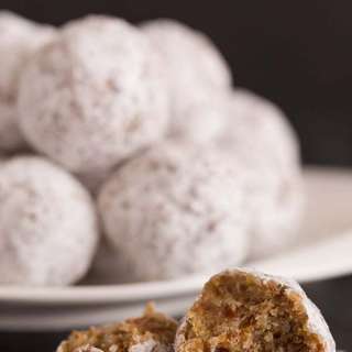 No-Bake Date & Pecan Snowball Cookies