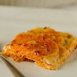 Sweet Potato Gratin with Gruyère
