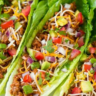 Turkey Taco Lettuce Wraps