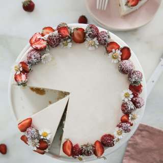 Strawberries and Cream Cake