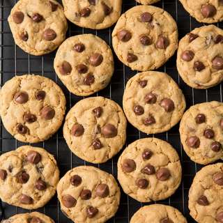 Peanut Butter Oatmeal Chocolate Chip Cookies