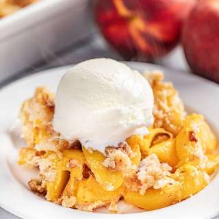 Peach Dump Cake From Scratch