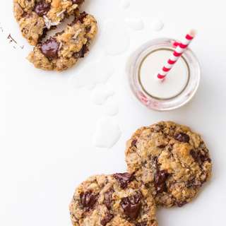 Oatmeal Coconut Almond Chocolate Chunk Cookies