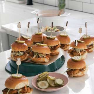 Baked Nashville Hot Chicken Sandwiches