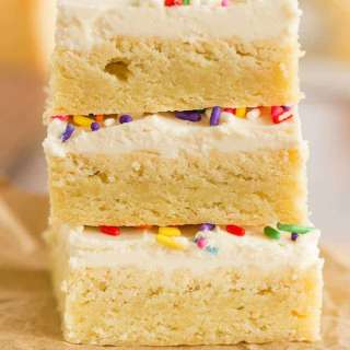 Frosted Sugar Cookie Bars