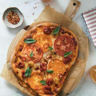 Heirloom Tomato Pizza