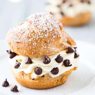 Cannoli Cream Puffs
