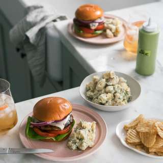 Grilled Portobello Mushroom Burgers