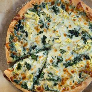 Spinach Artichoke Pizza
