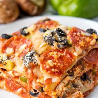 Deep Dish Pizza Lasagna