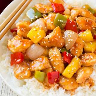 Lighter Sweet and Sour Chicken