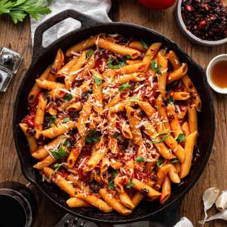 Penne Arrabbiata with Chili Crisp
