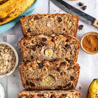 Chocolate Chip Oatmeal Banana Bread