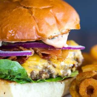 Cast Iron Skillet Cheeseburgers