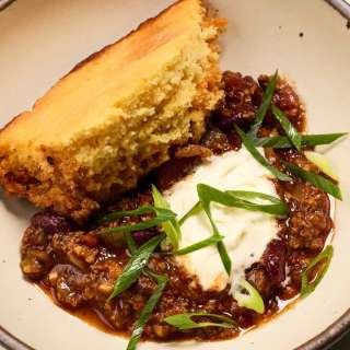 Chili Cornbread Casserole