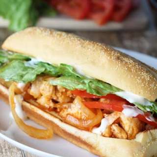 Quick and Easy Buffalo Chicken Subs