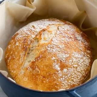 No Knead Bread {Rustic Artisan Style}
