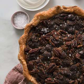 Dark Chocolate Pecan Pie