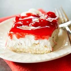 Fran's [almost] No-Bake Cherry & Walnut Cheesecake