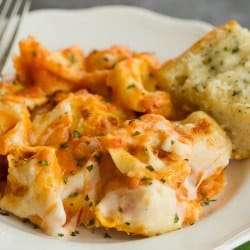 Cheesy Baked Tortellini