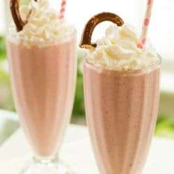 Strawberry Pretzel Salad Milkshake